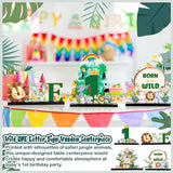 4 Pcs Safari Wild One Birthday Decorations Jungle Animals Party