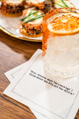 Five Star Funny 30th Birthday Quotes | White Cotton Cocktail Napkins