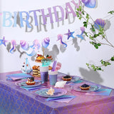 172 Pcs Mermaid Birthday Decorations Mermaid Party Supplies Include