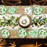 208 Pcs Dinosaur 4th Birthday Party Supplies, Green Dino Roar I'm