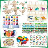 146pcs Dinosaur Party Favors Dinosaur Birthday Party Supplies & Non