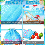 Capoda 24pcs Pool Party Favors Bags Summer Beach Drawstring Bags