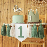 Wild One High Chair Banner For 1st Birthday Party Decorations With