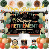 Retirement Decorations for Men Women Colorful Vintage Retirement