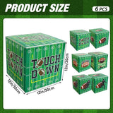 6 Pcs Large Football Party Decorations 12 Inch Football Cardboard