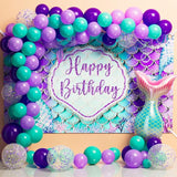 Mermaid Birthday Decorations 242 PCS Girs Party Supplies &