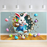 Easter Banner Polyester 43x70.86 Inches Large Easter Banner