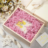 Mefleet 2 LB Crinkle Cut Paper Shred Filler Light Pink Crinkle