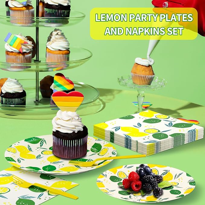 Lemon Party Decorations Yellow Lemons Summer Party Supplies Lemon
