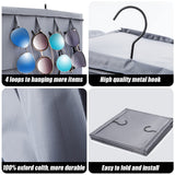 LADYBRO Large Hat Storage for Closet Hanging Organizer for Wide Brim