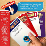 Right or Racist, Card Game, Gag Gift with Hundreds of Trivia and