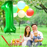 KatchOn, Green 1 Balloon Number for First Birthday - 40 Inch | Number