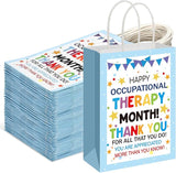 Gilprop 24 Pcs Occupational Therapy Month Gifts Bags OT Thank You