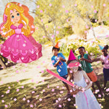 Threan Princess Piñata Fairy Party Decorations Pink Ballet Piñata