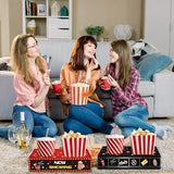 32Pcs Movie Night Snack Trays Hold Popcorn Candy Food Drink Movie