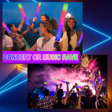 Taotuo Glow Stick Bulk 108PCS Led Foam Glow Sticks,Glow in The Dark