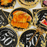 50 Guests 50th Anniversary Plates Napkins Party Supplies Employee