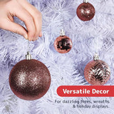 Prextex 36-Pieces Christmas Ornaments Set - Shatterproof, Festive Chri