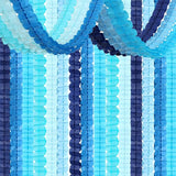 Baby-Royal Navy-Blue Party-Decorations Streamers Garland - 12pcs Boy