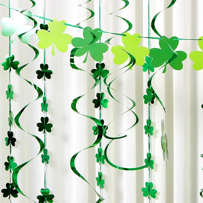 27 Pcs St Patrick's Day Decoration with Irish Saint Patricks Green