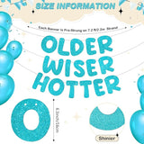 Fulmoon Set of 3 Pre Strung Older Wiser Hotter Glitter Banner Funny #1