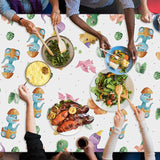 Dinosaur 1st Birthday Party Tablecloths 3Pcs One A Saurus Party