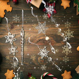 Christmas Tree Decoration Crystal Ornaments - 32pcs Acrylic Christmas