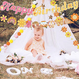 Daisy Garland for Decoration Groovy Boho Party Garland Decoration