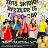 Fulmoon Pre Strung This Skibidi Rizzler Is 13 No Cap Glitter Banner 13