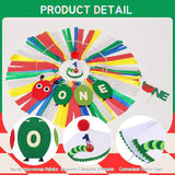 Hungry Caterpillar Highchair Banner for Baby First Birthday Party
