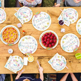 96 Pcs Magical Pastel Unicorn 3rd Birthday Party Supplies Young Wild