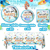 Summer Party Decorations Pool Party Supplies Tableware Set Let's Get