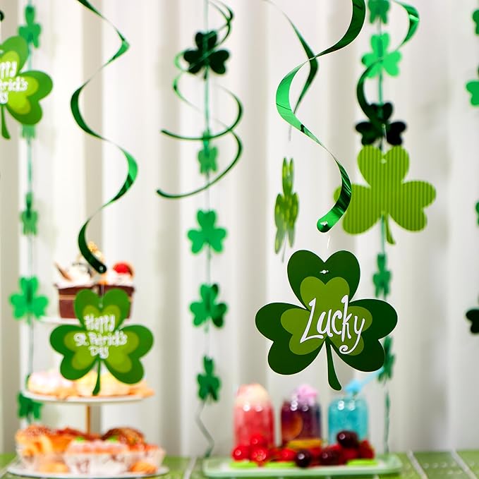 27 Pcs St Patrick's Day Decoration with Irish Saint Patricks Green