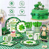 168Pcs St Patrick's Day Party Supplies St Patricks Day Paper Plates