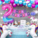 KatchOn, Giant Rainbow 2 Balloon Number - 40 Inch | Number 2 Balloons