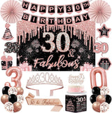 30th Birthday Decorations for Women 32PCS 30th Birthday Party