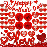 Valentines Day Decorations Set with Happy Valentine's Day Banner