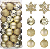 Valery Madelyn Christmas Tree Decorations Ornament Set, 50ct 2 Inches