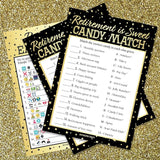 DISTINCTIVS Retirement Party Games - Icon Match, Candy Match, Ever or
