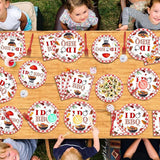 96 Pcs BBQ Bachelorette Party Plates Napkins Tableware Set I Do BBQ