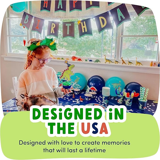 ecoZen Dinosaur Birthday Party Decorations Jurassic Park Themed