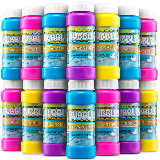Party Bubbles for Kids - (Bulk Pack of 24) 2-oz Bubbles Bulk Solution