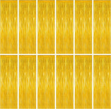 12 Pack 2026 Graduation Decorations, 3.28 FT x 7.05 FT Gold Backdrop