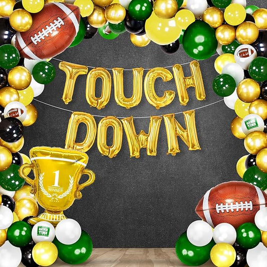 Football Party Supplies Pack of 118 Football Party Decorations with