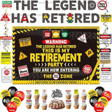Retirement Party Decorations for Men Women Happy Retirement Banner