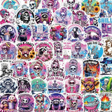Sarcastic Skeleton Stickers for Adults - 100 Pcs Funny Skull Water
