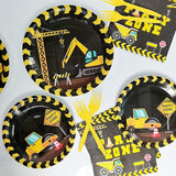 96pcs Construction Birthday Party Supplies Construction Theme Paper