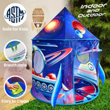 W&O Rocket Ship Play Tent with Blast Off Button - Ultimate Spaceship