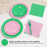 96 PCS Pink and Green Witch Party Supplies Witch Birthday Party