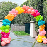 YMSZ Rainbow Balloons, 67pcs 12 Inch Colorful Party Balloons for